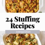 pin for 24 stuffing recipes.