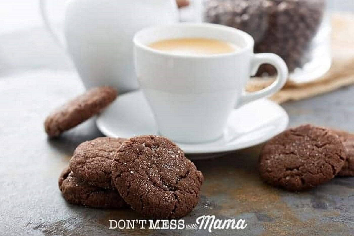Grain Free Chocolate Chip Peppermint Cookies.