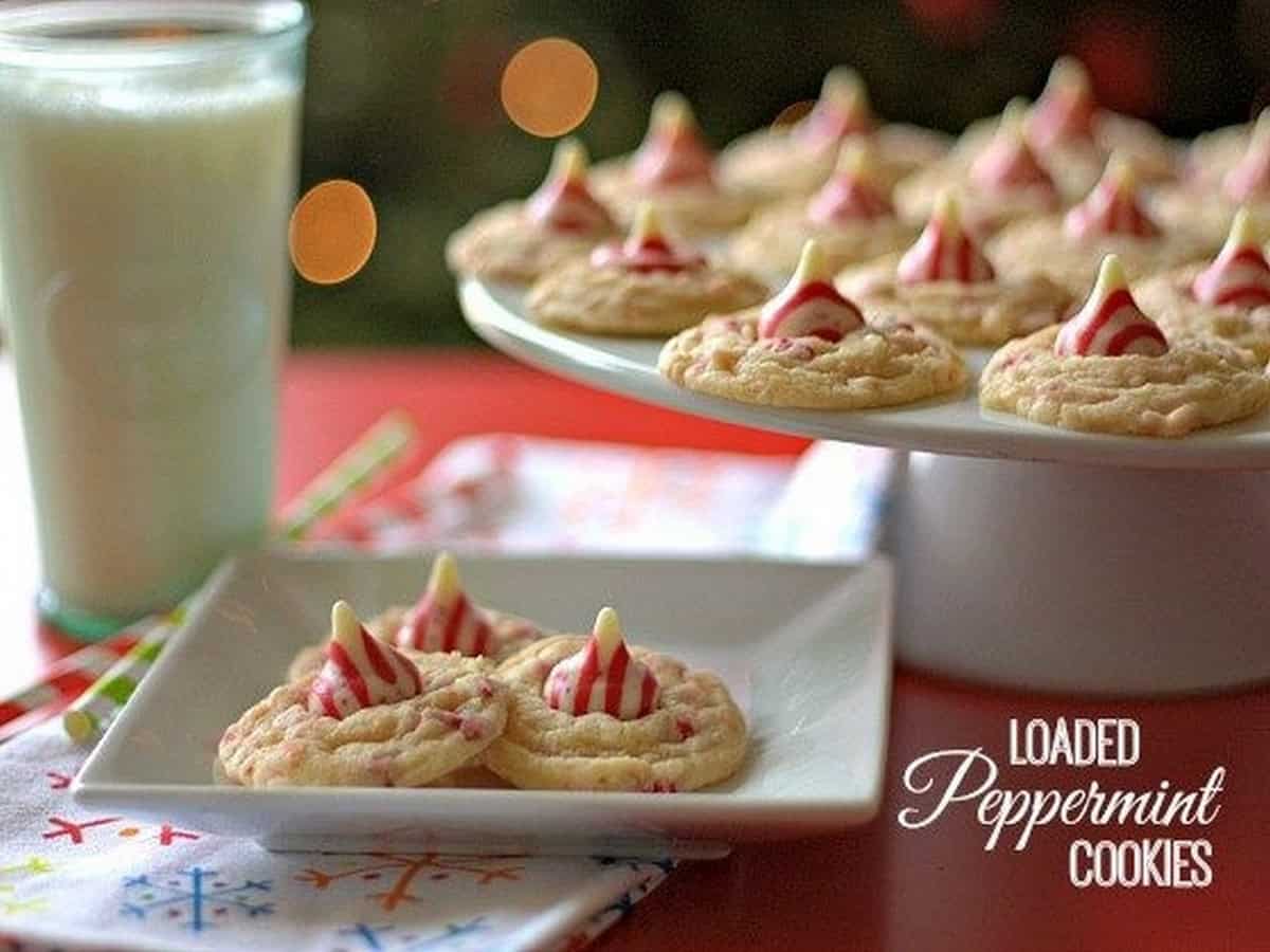 Loaded Peppermint Cookies.