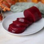 can shaped jellied cranberry sauce.