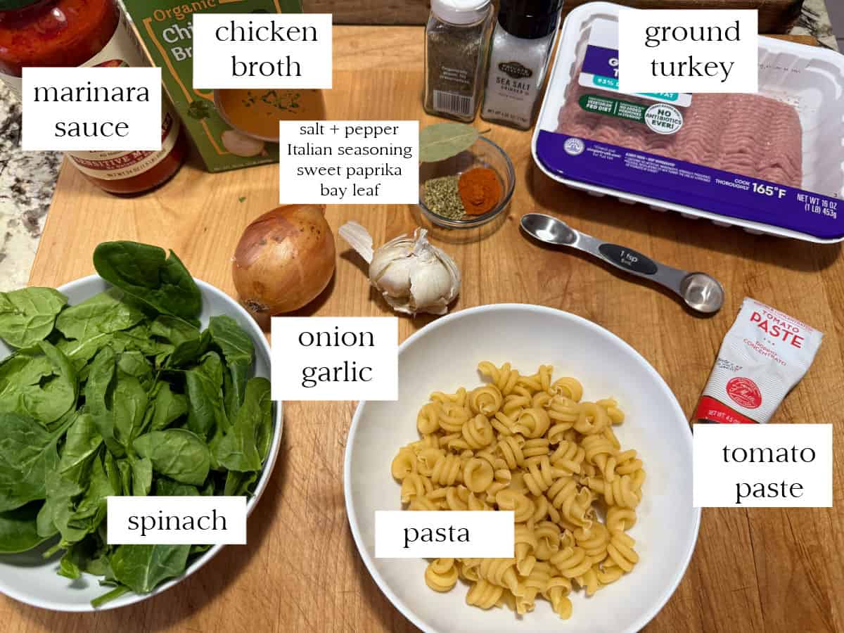 Ingredients needed.