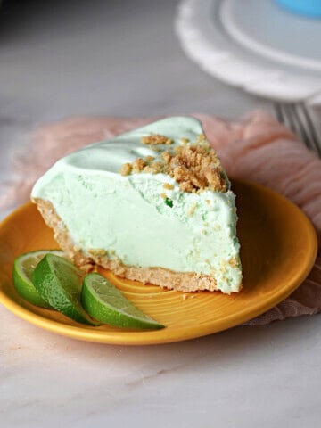 frozen lime ice cream pie.