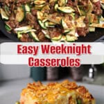 pin for easy weeknight casseroles post.