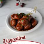 pin for cranberry sauce meatballs.