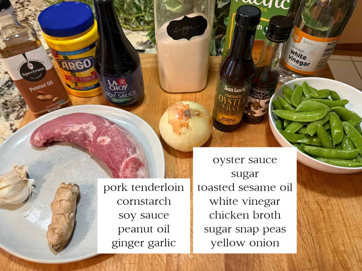 ingredients needed for stir fry.