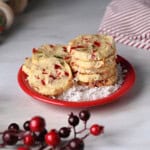 Santa's whiskers cookies.