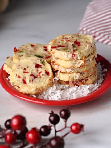 Santa's whiskers cookies.